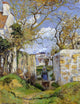 Camille Pissarro Peasant Pushing a Wheelbarrow Maison Rondest Wall Decal