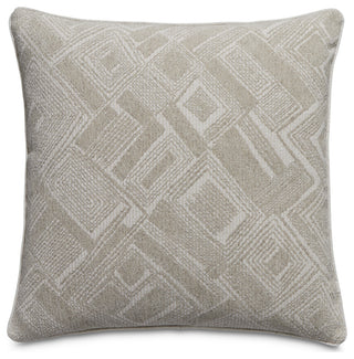 Moonbeam Moro 19" Square Throw Pillow, Set of 2, Natural