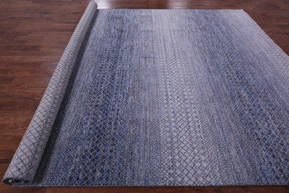 10' 1" X 14' 0" Hand Knotted Savannah Grass Wool Rug - Q13177