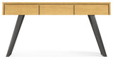 Lowry Console Sofa Table, Oak Veneer