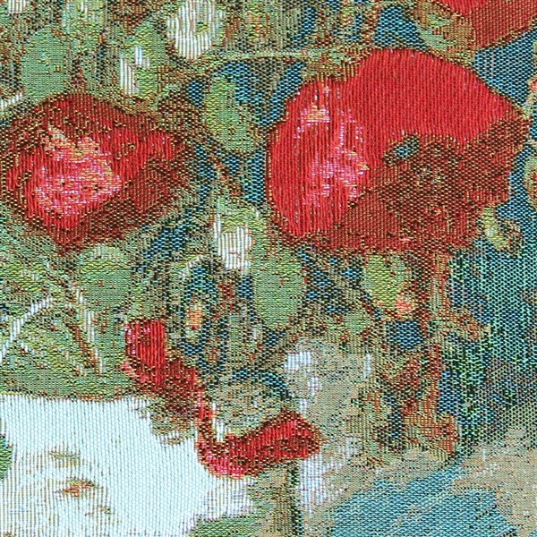 Pillow Decor - Van Gogh Poppies 19 x 19 Throw Pillow