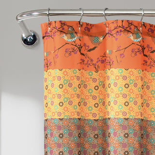 Royal Empire Shower Curtain, Tangerine