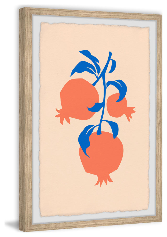 "Ripe Persimmon" Framed Painting Print, 16x24