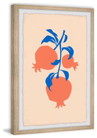 "Ripe Persimmon" Framed Painting Print, 16x24
