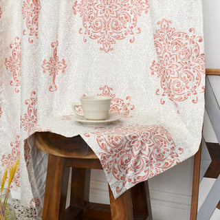 Printed Microfiber 2 Piece Curtain Set, Chelsea, 60" X 84"