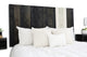 Handcrafted Headboard, Leaner Style, Noir Mix, Twin