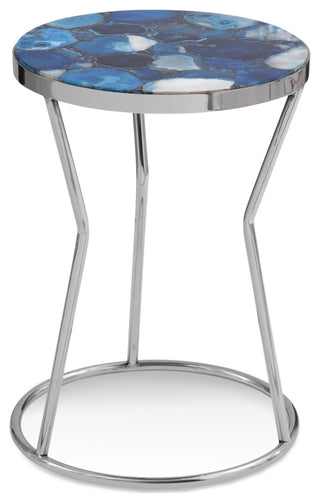 Lauer Accent Table - Stainless/Agate