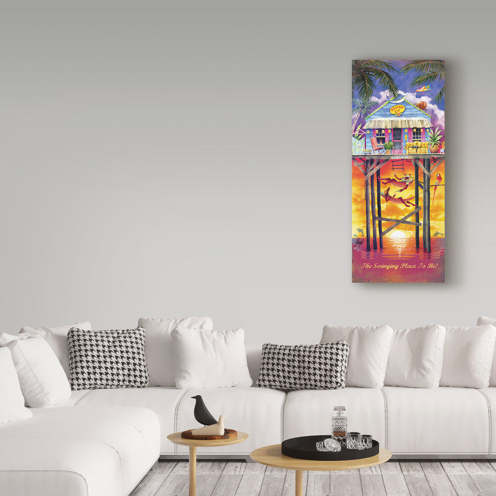 James Mazzotta ''Shackin Up'' Canvas Art, 47"x20"