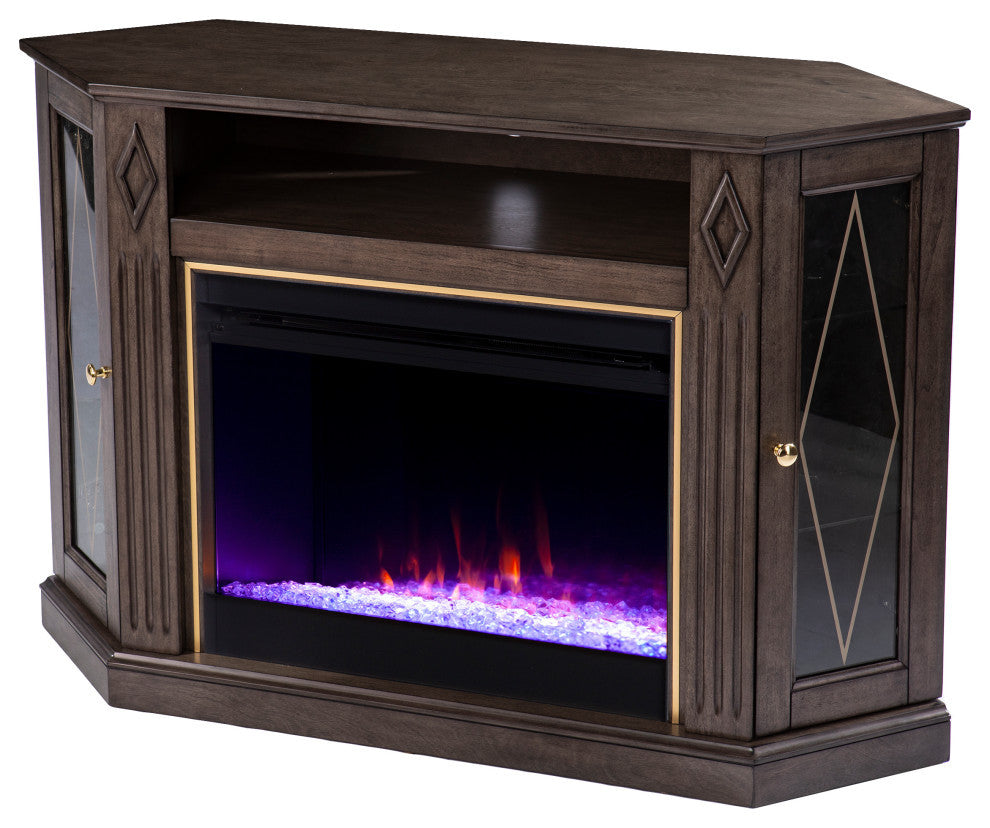 Tanda Color Changing Fireplace With  Media Storage