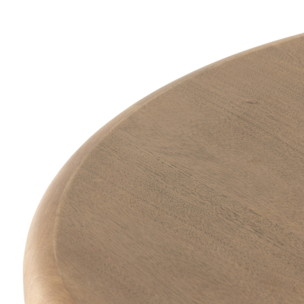 Zach Coffee Table-Burnished Parawood