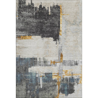 Premium Machine Washable Mayfield AMF624 Charcoal 10' x 14' Rug