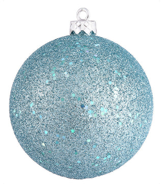 Vickerman 8" Baby Blue Sequin Ball Ornament
