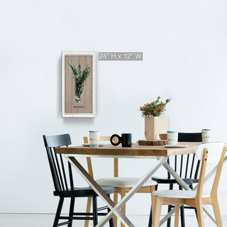 Rosemary Wrapped Canvas Botanical Kitchen Wall Art, 24"x12"