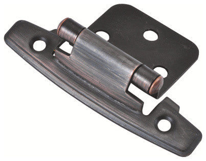 Belwith Hickory Vintage Bronze Surface Self-Closing Hinge (2-Pack) P296-VB