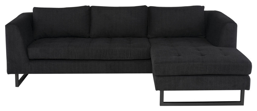 Matthew Coal Fabric Sectional Sofa, HGSC637