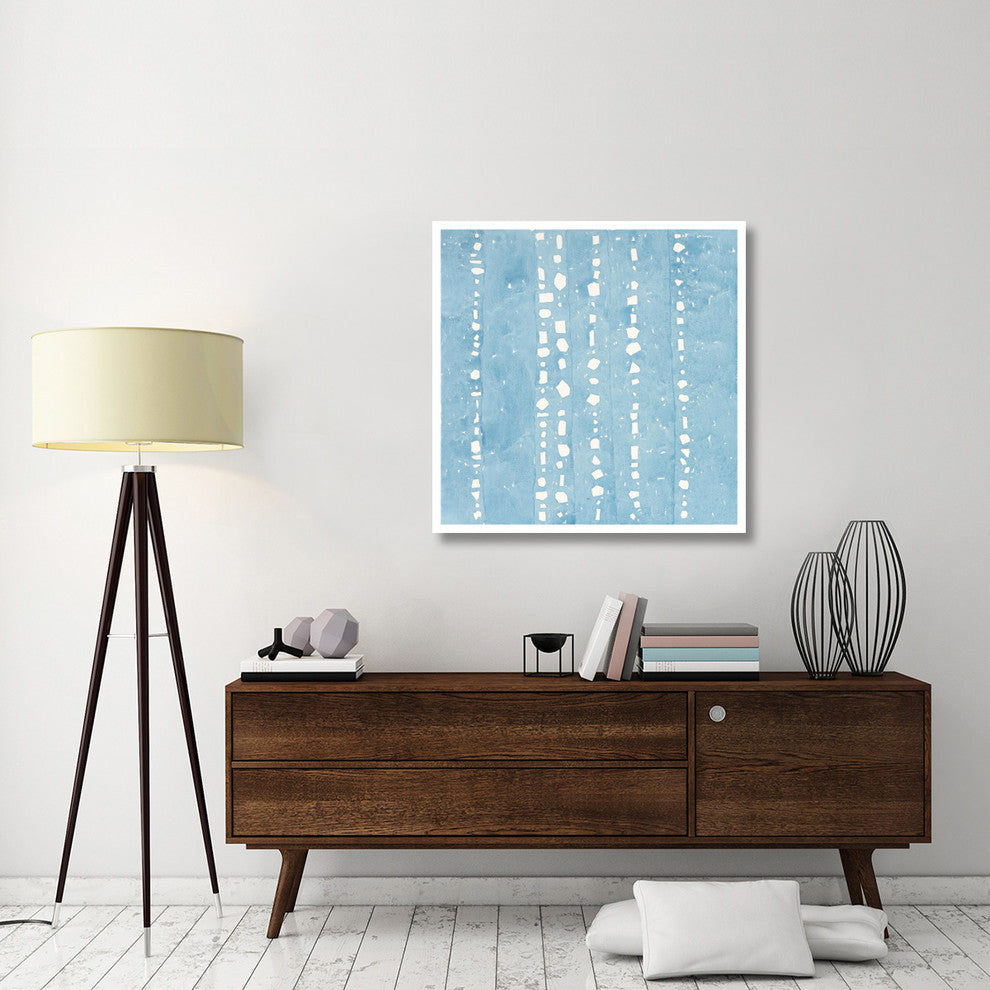 "Wishy Washy Blues I" Digital Paper Print by Shirley Novak, 38"x38"