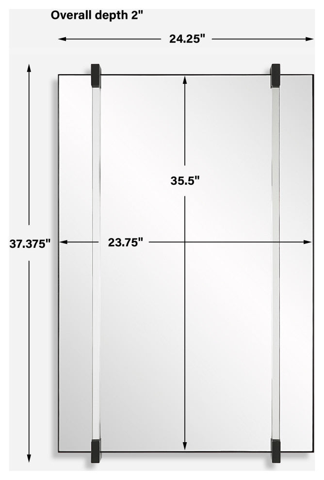 Uttermost Ladonna Rods Mirror