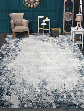 Noori Rug High-Low Dalia Grey/Blue Rug