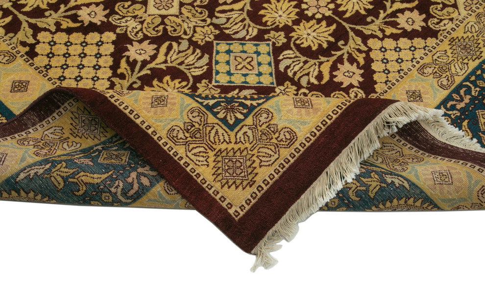 Rug N Carpet - Hand-Knotted Oriental 9' 2" x 12' 0" Decorative Oushak Area Rug