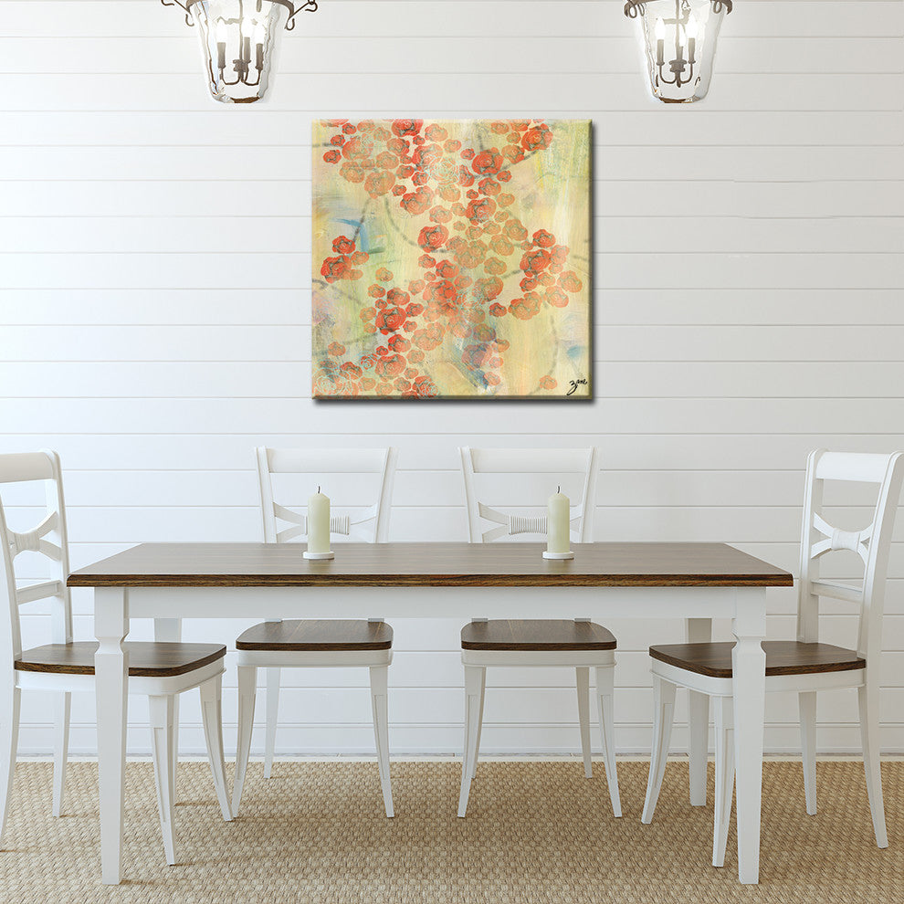 Chains of Love, Canvas Wall Art, 16"x16"