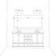 Woodford Framed Wall Mirror, Black, 28" X 60"