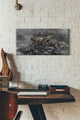 Epic Graffiti "Styracosaurus" Giclee Canvas Wall Art, 12"x24"