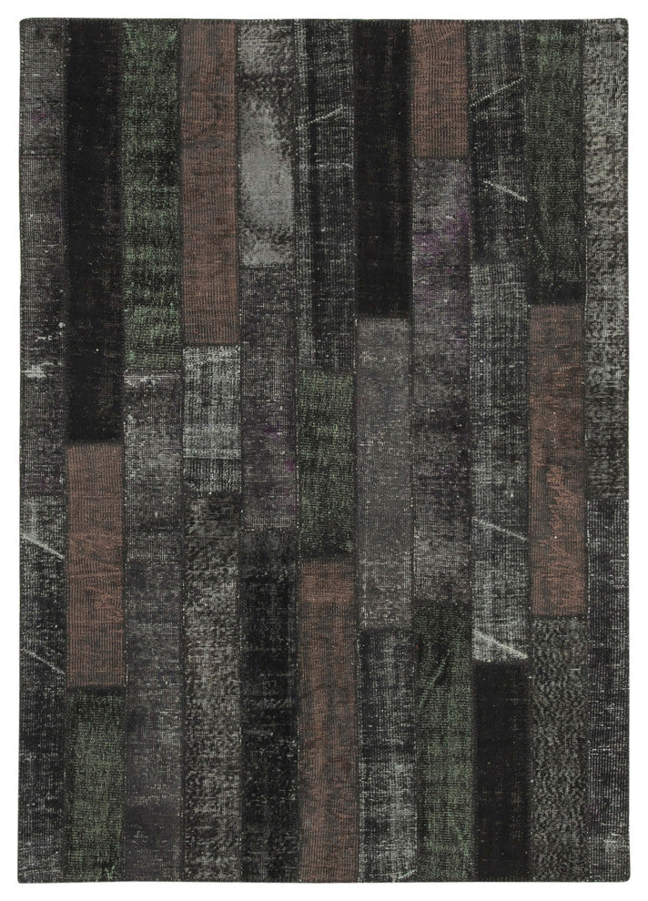 Rug N Carpet - Handwoven Anatolian 5' 7" x 8' 0" Vintage Patchwork Area Rug
