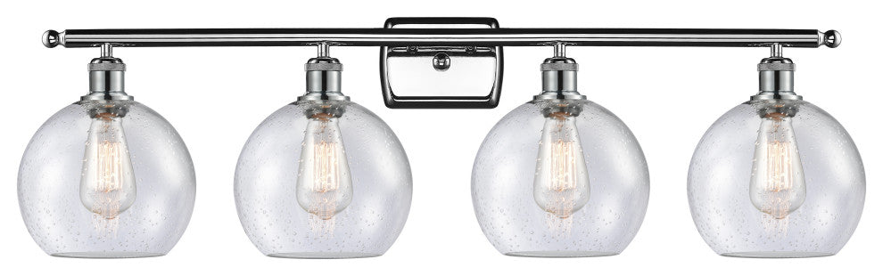 Innovations Lighting 516-4W-PC-G124-8-LED 4 Light 36" Bath Vanity Light