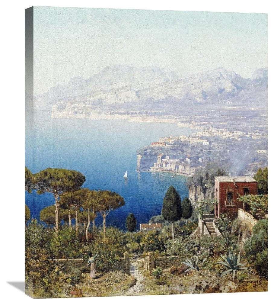 "Costa Sorrentina" Artwork, 24" x 30"