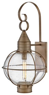 Cape Cod LED Wall Mount Lantern, Burnished Bronze