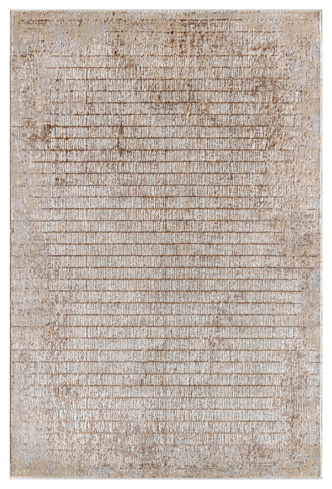 Surya Beyond BYD-2301 Machine Woven Area Rug, Light Beige, 7'10" x 10'