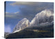 "Snow Dusted Mountains, Glacier National Park, Montana" Artwork, 24" x 18"