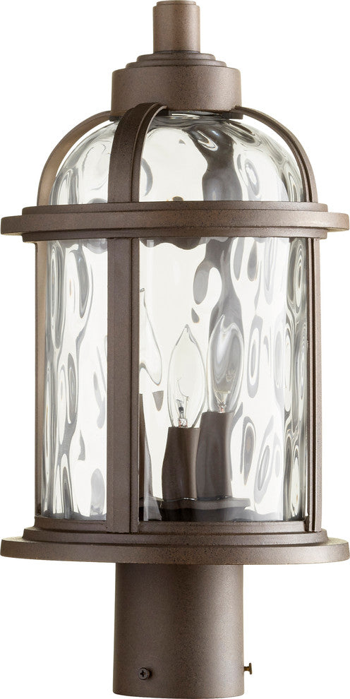 Winston 3-Light Outdoor Post, Oiled Bronze