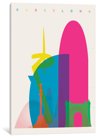 "Barcelona" by Yoni Alter, 40x26x1.5