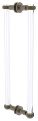 Clearview 18" Back to Back Twist Accent Shower Door Pull, Antique Brass