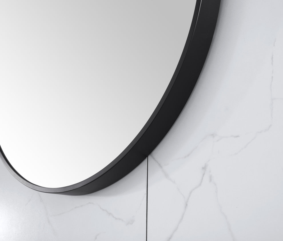 Avanity Avon 30" Mirror, Matte Black