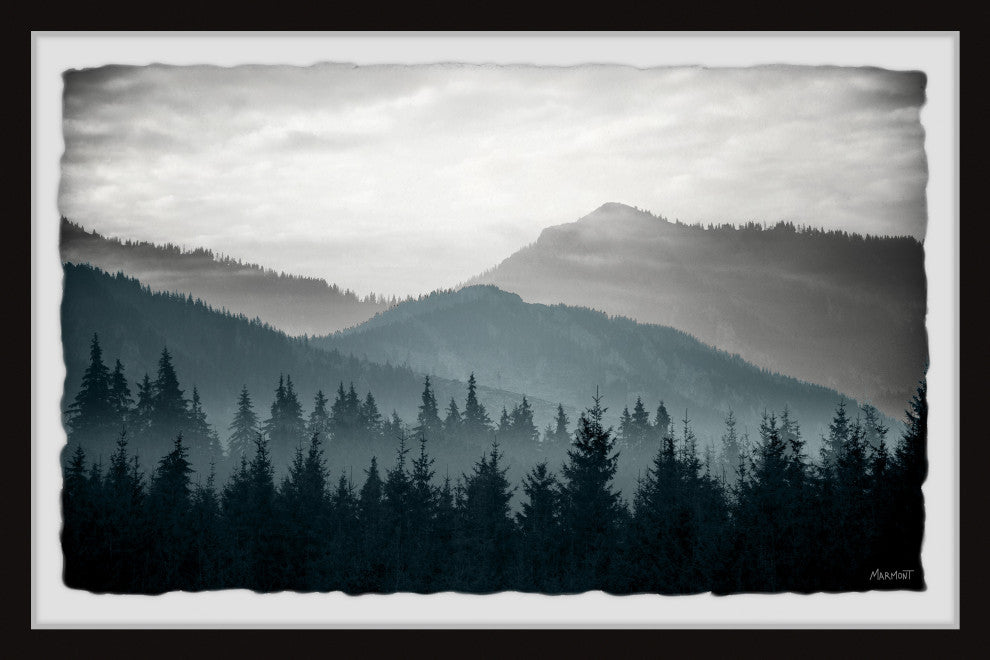 "A Night on the Mountain" Framed Painting Print, 30x20
