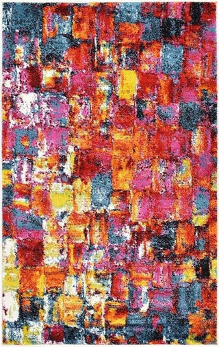 Unique Loom Multicolored Lyon Athena 3' 3 x 5' 3 Area Rug