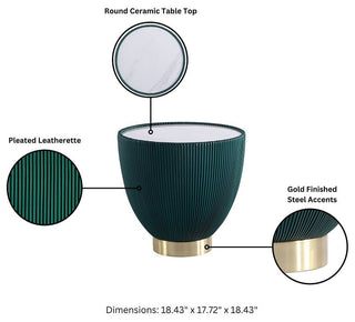 Manhattan Comfort 2-Piece Anderson Coffee Table and End Table 2.0