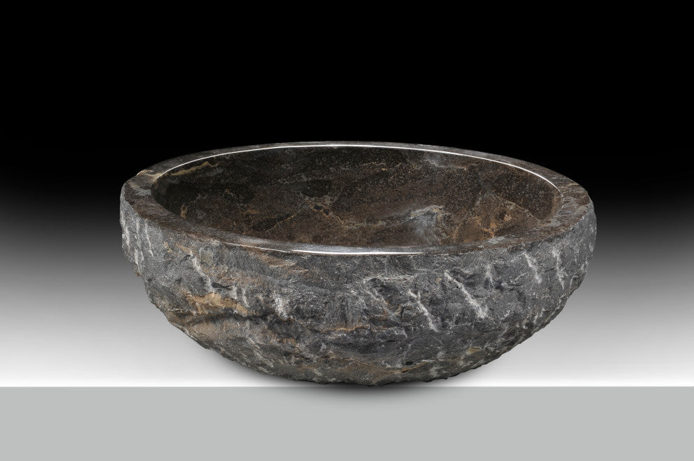 ANZZI Dusk Vessel Sink, Blue Stone