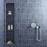 Coco Matte 2" x 5-7/8" Porcelain Floor and Wall Tile, Blu Nite