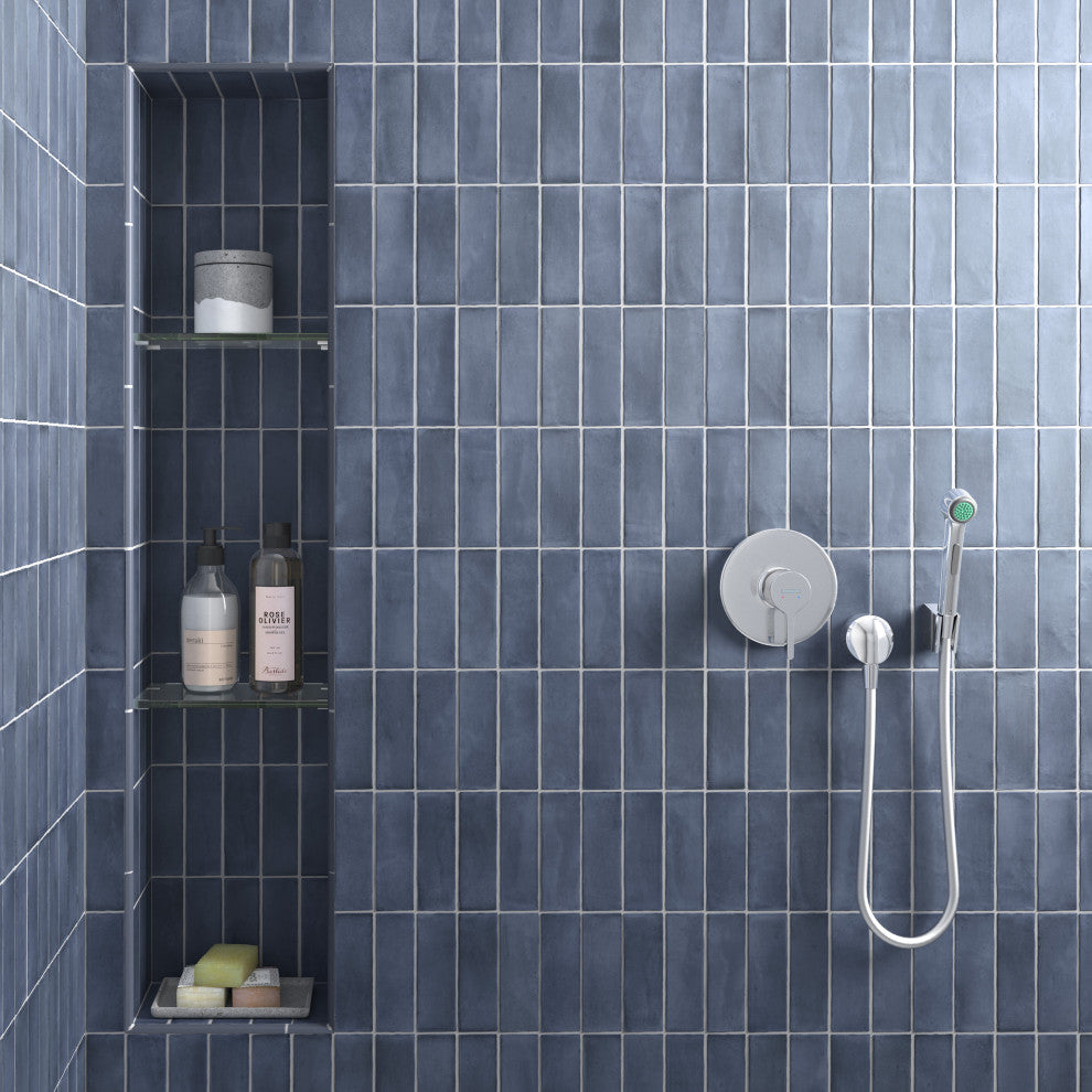 Coco Matte 2" x 5-7/8" Porcelain Floor and Wall Tile, Blu Nite