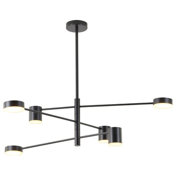 Black Geometric Chandelier
