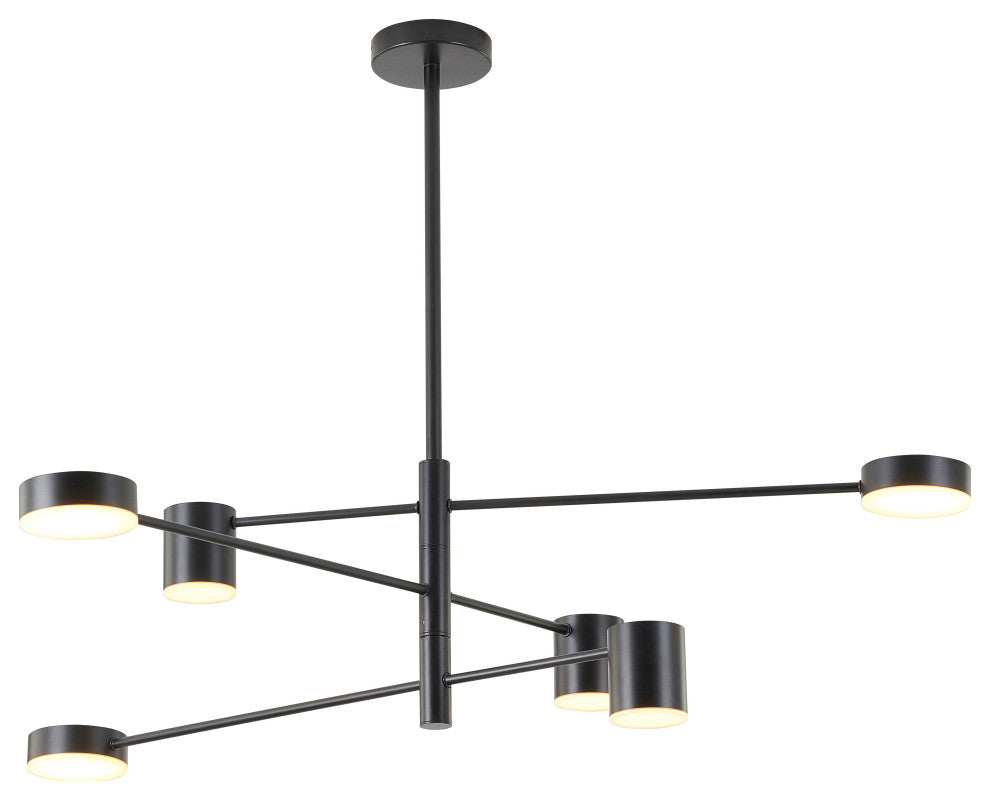 Black Geometric Chandelier