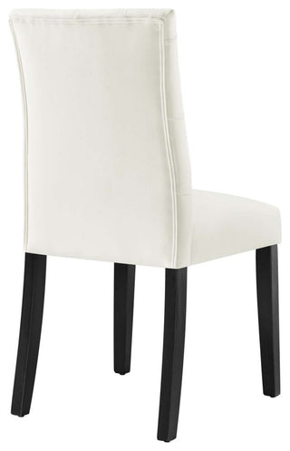 Duchess Performance Velvet Dining Chairs, Set of 2, White