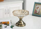 Matashi Champagne Colored Vintage High Quality Glass Candy Dish