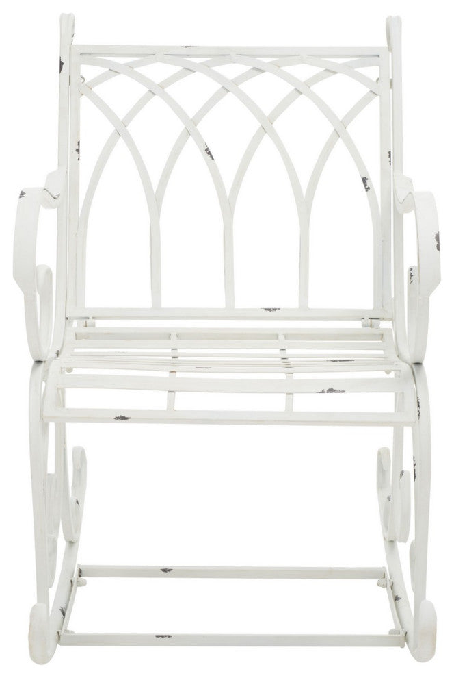 Safavieh Medrano Rocking Chair, Antique White