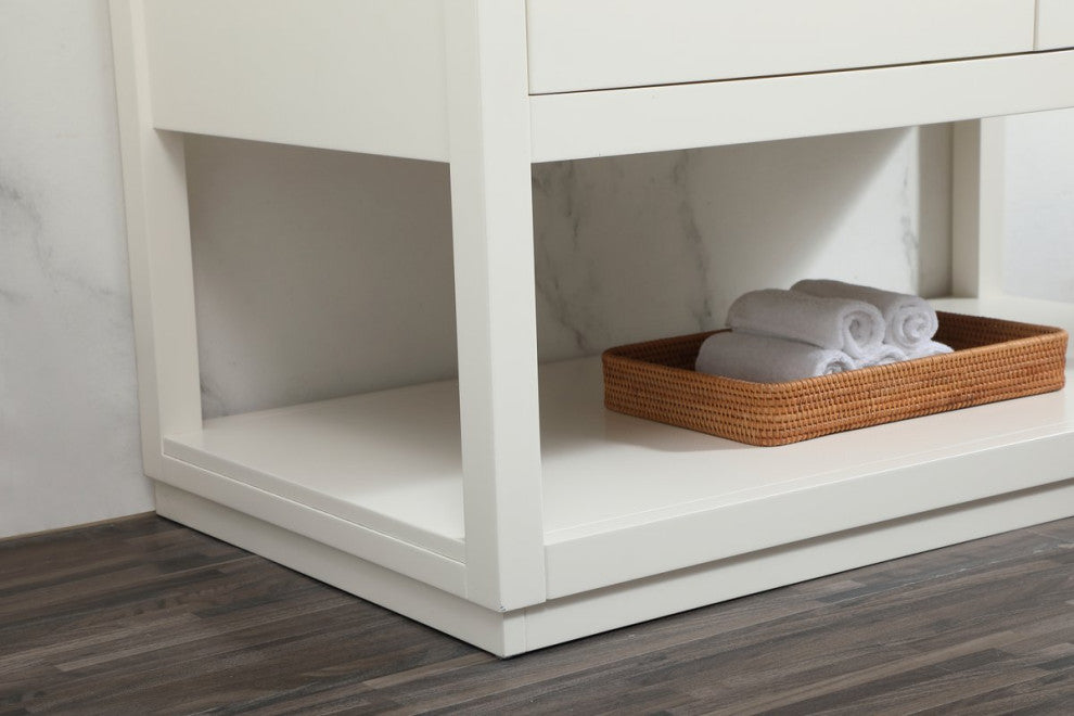 Louie 42" Single Bathroom Vanity, White