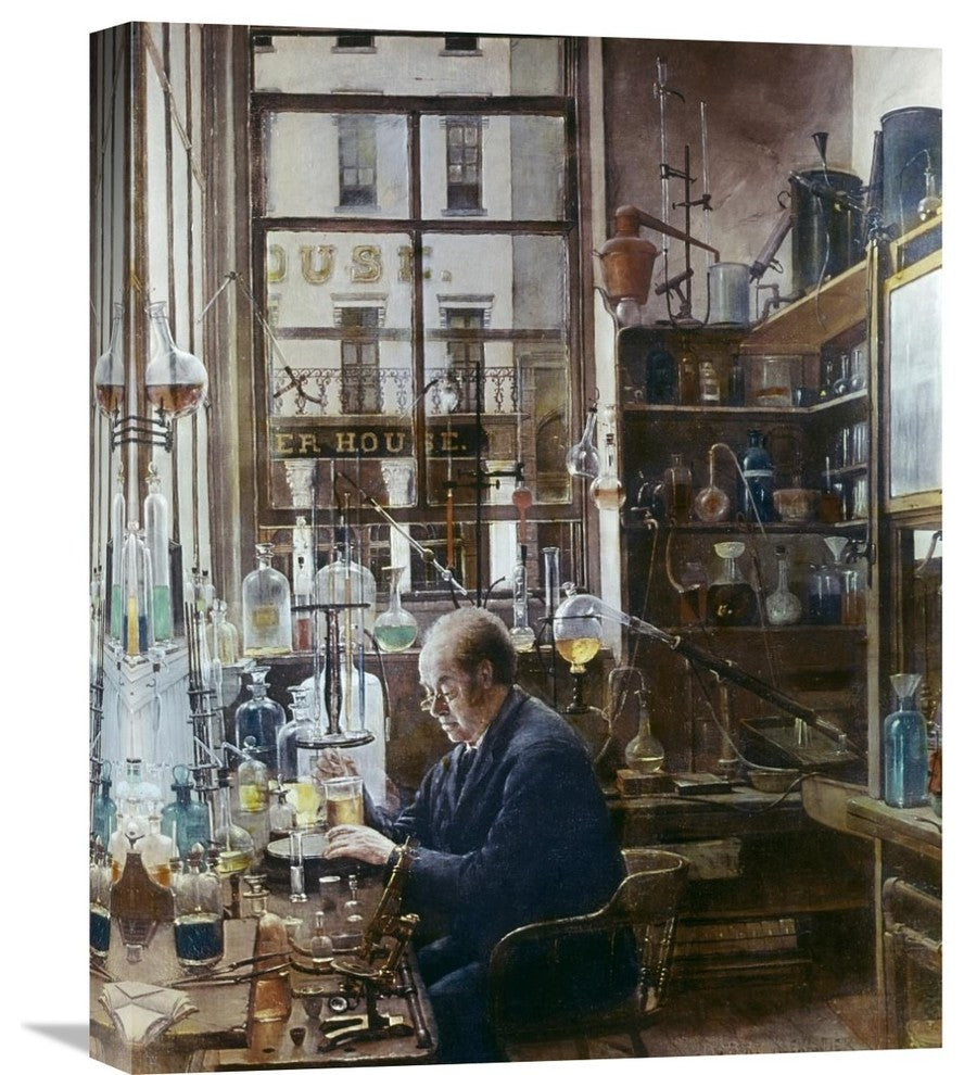 "Laboratory of Thos Price" Stretched Canvas Giclee by Henry Alexander, 18"x22"
