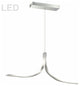 26W LED Horizontal Pendant Polished Chrome Finish